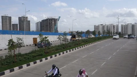 Highway-India-Downtown Stock Footage 92518922