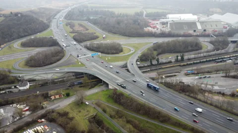 Highway, industry and intersections - time lapse 動画素材 149790023