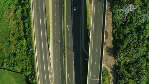 Highway Interchange Stock Footage 131094180