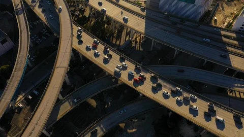 Highway Interchanges Miami 動画素材 124571906