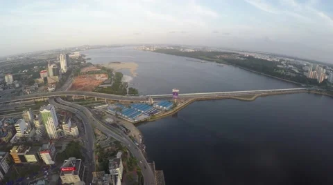 Highway Intersection In The Cuty Stock Footage 64273509