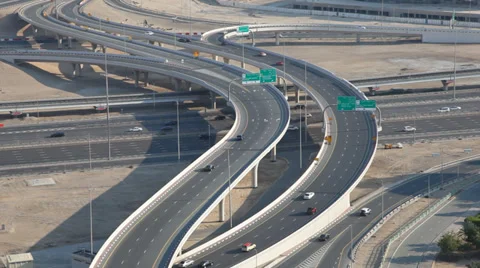 Highway intersection Stock Footage 34148702