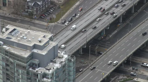 Highway Intersection Stock Footage 40711767