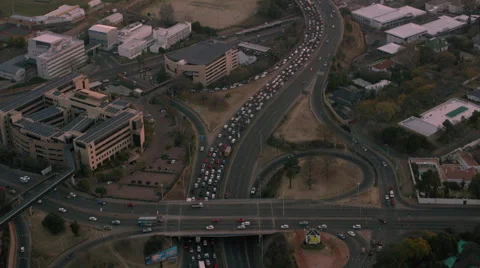 A highway intersection Stock Footage 60065259