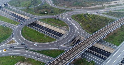Highway intersection Video stock 97052357