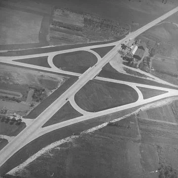 Highway Intersection, Texas, USA Foto stock