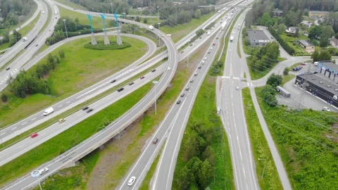 Highway interstate 4k Stock Footage 110334764