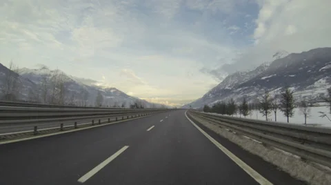 Highway in Italy Stock Footage 34301629