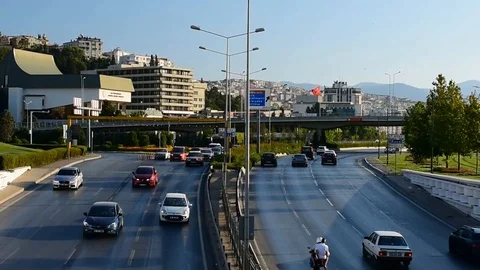 Highway Izmir, Turkey Video stock 113394582