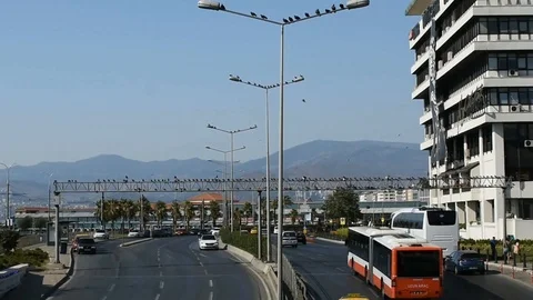 Highway Izmir, Turkey Stock Footage