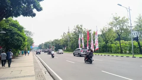 Highway in jakarta Stock Footage 282241764