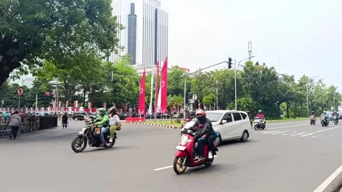 Highway in jakarta Stock Footage 282241843