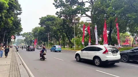 Highway in jakarta Stock Footage 282241850
