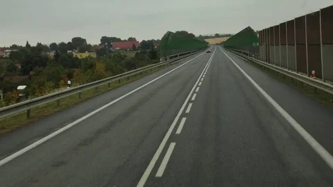 Highway Journey time lapse Stock Footage 82238043