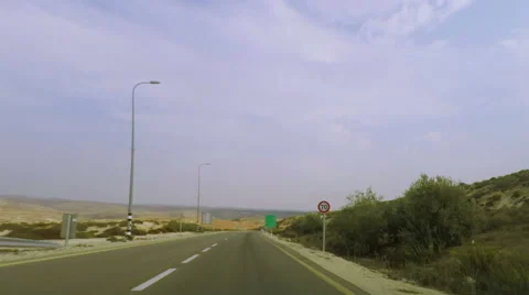 Highway in Judea Stock Footage 56315792