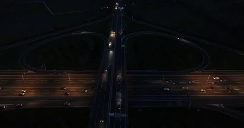 Highway junction Stock Footage 98598027