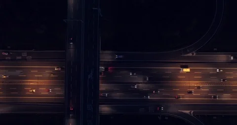 Highway junction Video stock 98598091
