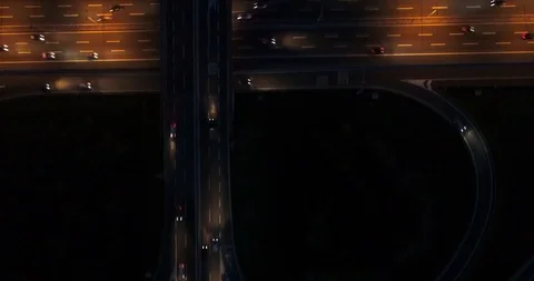 Highway junction Stock Footage 98598191