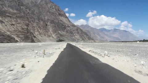 Highway Of Ladakh Stock Footage 40452825