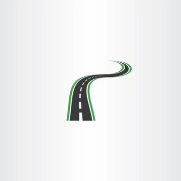 Highway logo vector icon autoroad symbol element Stock Illustration