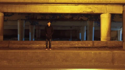 Highway Lonely shift Time Lapse Stock Footage 46725895