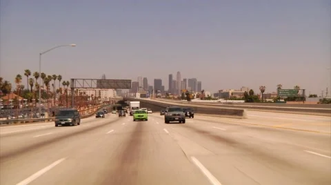 Highway Los Angeles Video stock 7492609