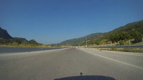 Highway Maintenance Works In Greece Stock Footage 33582368