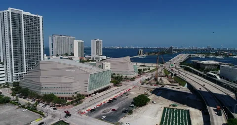 Highway to Miami Beach Stock Footage 149181780