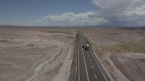 Highway in the middle of nowhere Видео 91592545
