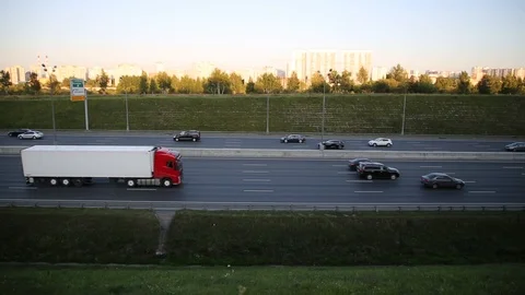 Highway in Moscow Stock Footage 115054297