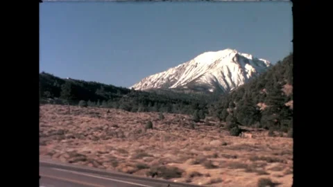 Highway with Mountain Background Video stock 276291862