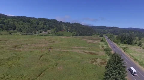 Highway Mountain Drive By Stock Footage 66270355