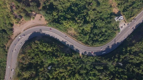 Highway on the mountain 스톡 동영상 230239101