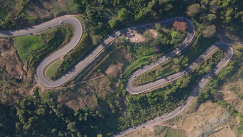 Highway on the mountain 스톡 동영상 230242485