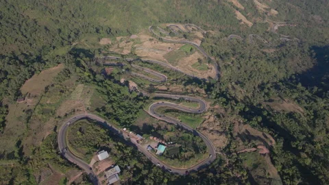 Highway on the mountain 스톡 동영상 230242609