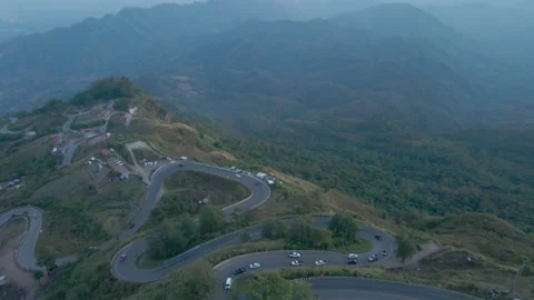 Highway on the mountain 스톡 동영상 230242809