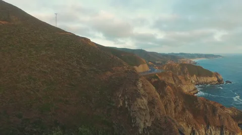 Highway in the Mountains Stock Footage 52553825