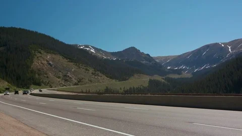 Highway in the mountains in US 스톡 동영상 79851299