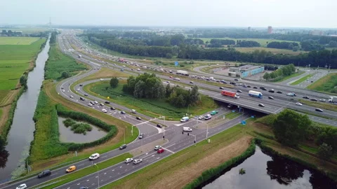 Highway in the Netherlands. Stock Footage 167900702