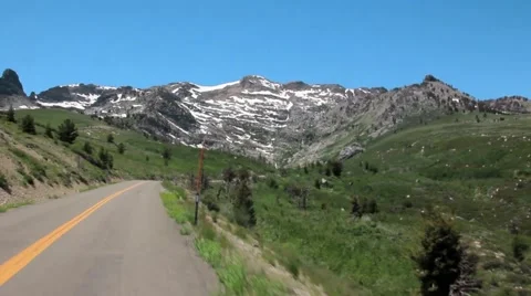 Highway in Nevada Stock Footage 48632745