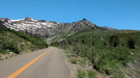 Highway in Nevada Stock Footage 48632758