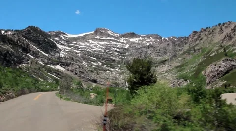 Highway in Nevada Stock Footage 48632771