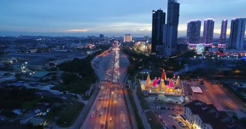 Highway at Night 2 Stock Footage 142617682