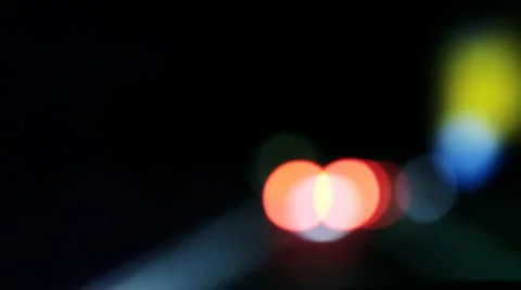 Highway night drive Stock Footage 4827805