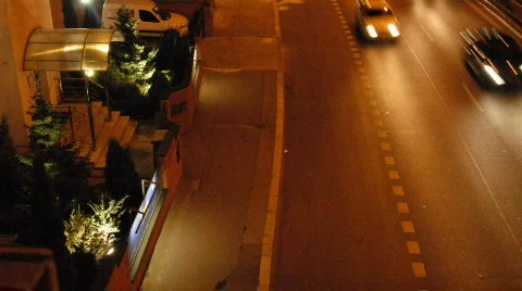 Highway at night Video stock 528771