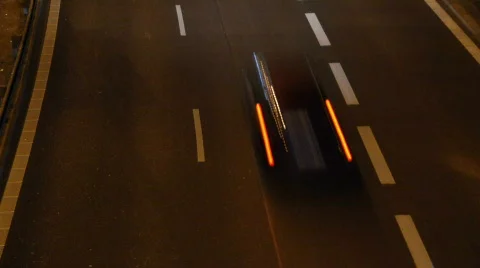 Highway at night Video stock 529860