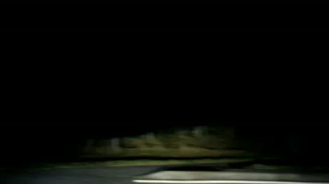 Highway at night Stock Footage 628449