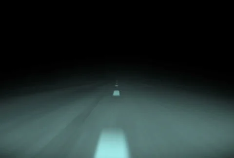 Highway Night Ride Stock Footage 37847214