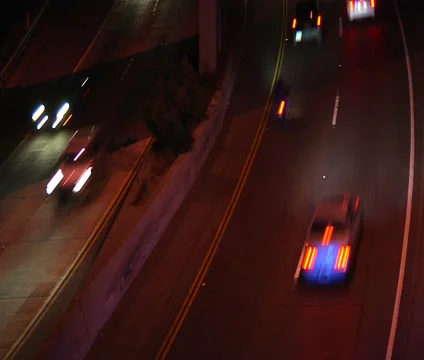 Highway Night_TIMELAPSE 5 Stock Footage 39132473