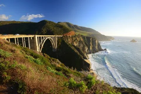 Highway one bidge Stock Photos